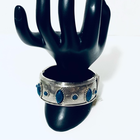 Boho Hinged Bangle Bracelet - Picture 5 of 6